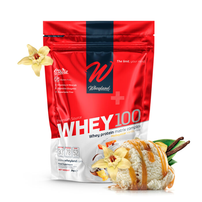 Wheyland Whey 100 šokolado skonio baltymų pakuotė