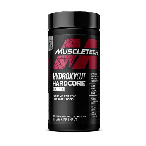 Muscletech Hydroxycut Hardcore Elite - 110 kaps. kaina