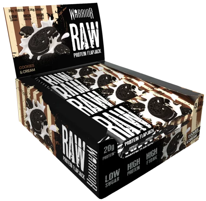 warrior raw protein flapjack