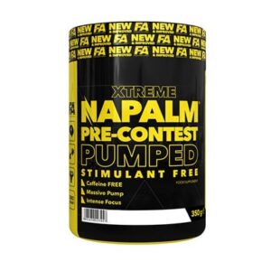 fa napalm pre-contest pumped stimulant free - 350 g