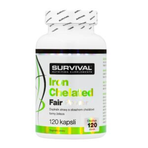 Survival Iron Chelated - 120 kaps.