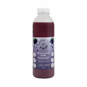NAMIKO „Turbo raugas” su aronijomis - 750 ml.