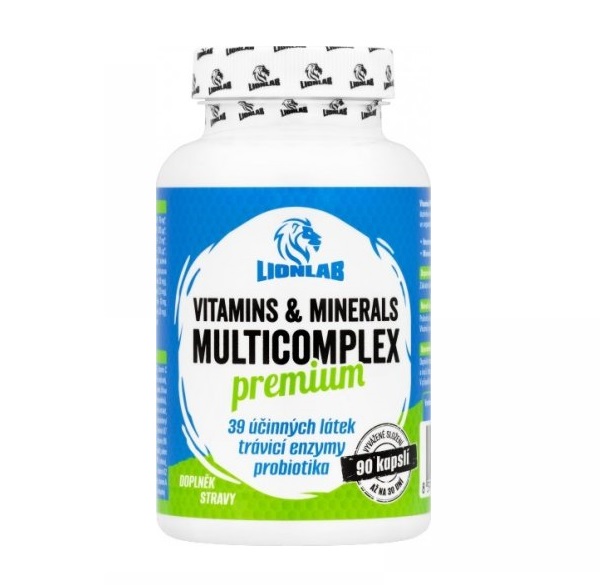 LionLab Vitamins Minerals Multicomplex Premium - 90 kap.