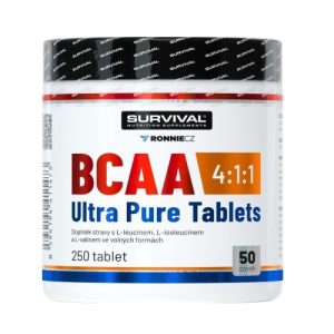 Survival BCAA 411 Ultra Pure Tablets - 250 tab.